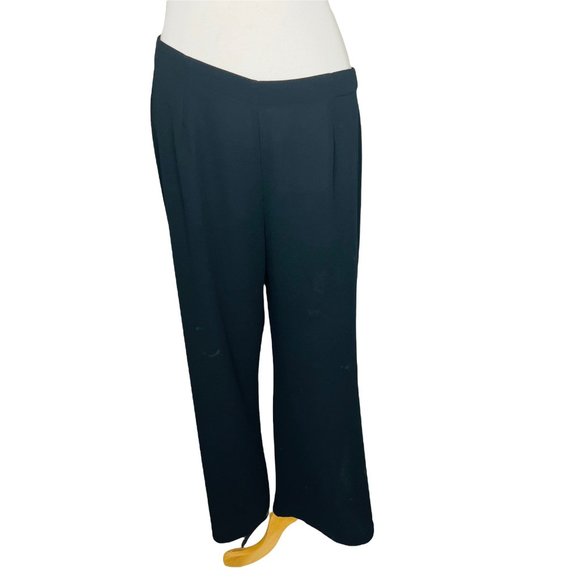 Cartise Vintage 70s Fringe Wide Leg Pants Black RARE - Picture 4 of 12